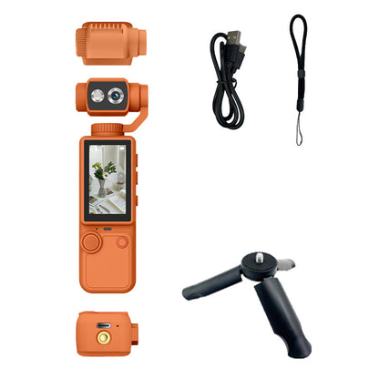 Q7 Pocket 4K Gimbal Camera with 180° Rotating Lens, Auto Focus & EIS