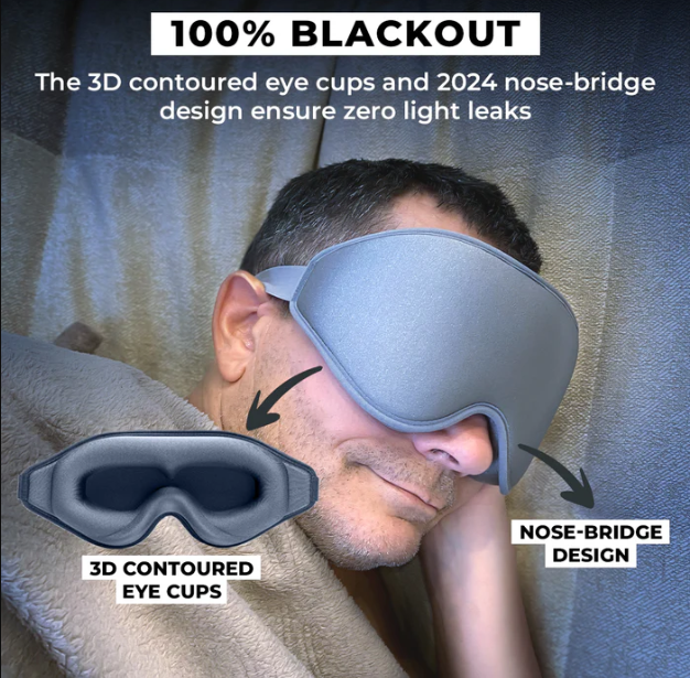 FlyHugs® Premium Sleep Mask
