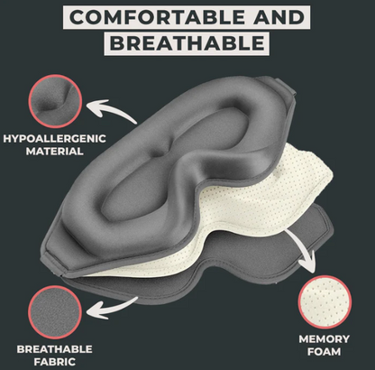 FlyHugs® Premium Sleep Mask