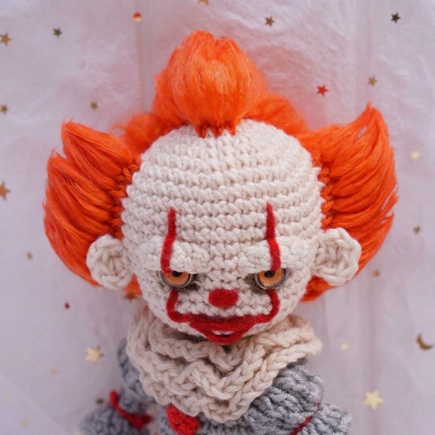 Woolyartis | Comfort Clown Amigurumi – Stress Relief Doll - WoolyArtis