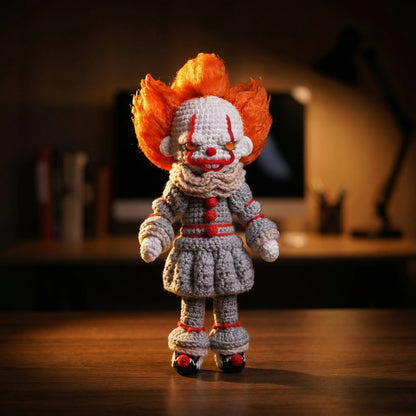Woolyartis | Comfort Clown Amigurumi – Stress Relief Doll - WoolyArtis