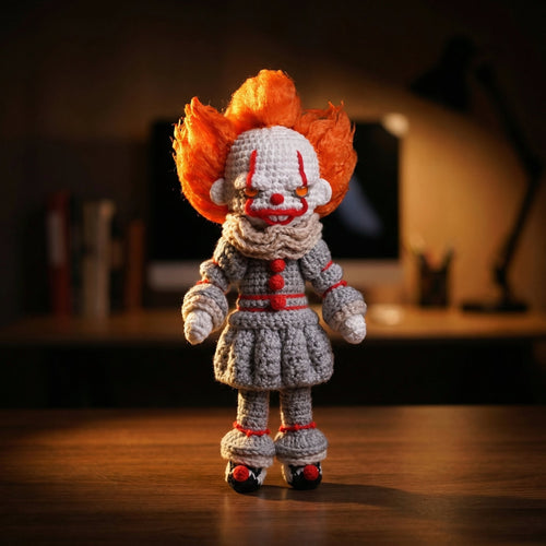 Woolyartis | Comfort Clown Amigurumi – Stress Relief Doll - WoolyArtis