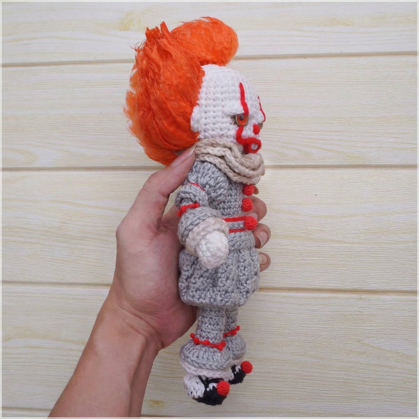 Woolyartis | Comfort Clown Amigurumi – Stress Relief Doll - WoolyArtis