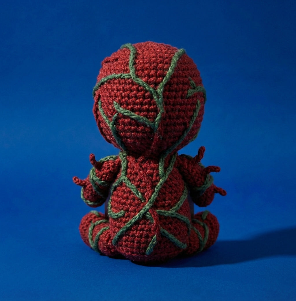 WoolyArtis | Emotional Support Vecna Crochet Doll – Handmade Horror Amigurumi Gift - WoolyArtis