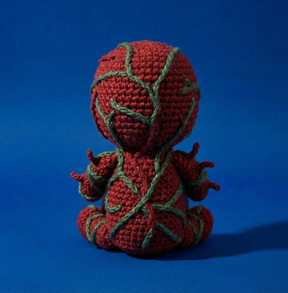 WoolyArtis | Emotional Support Vecna Crochet Doll – Handmade Horror Amigurumi Gift - WoolyArtis