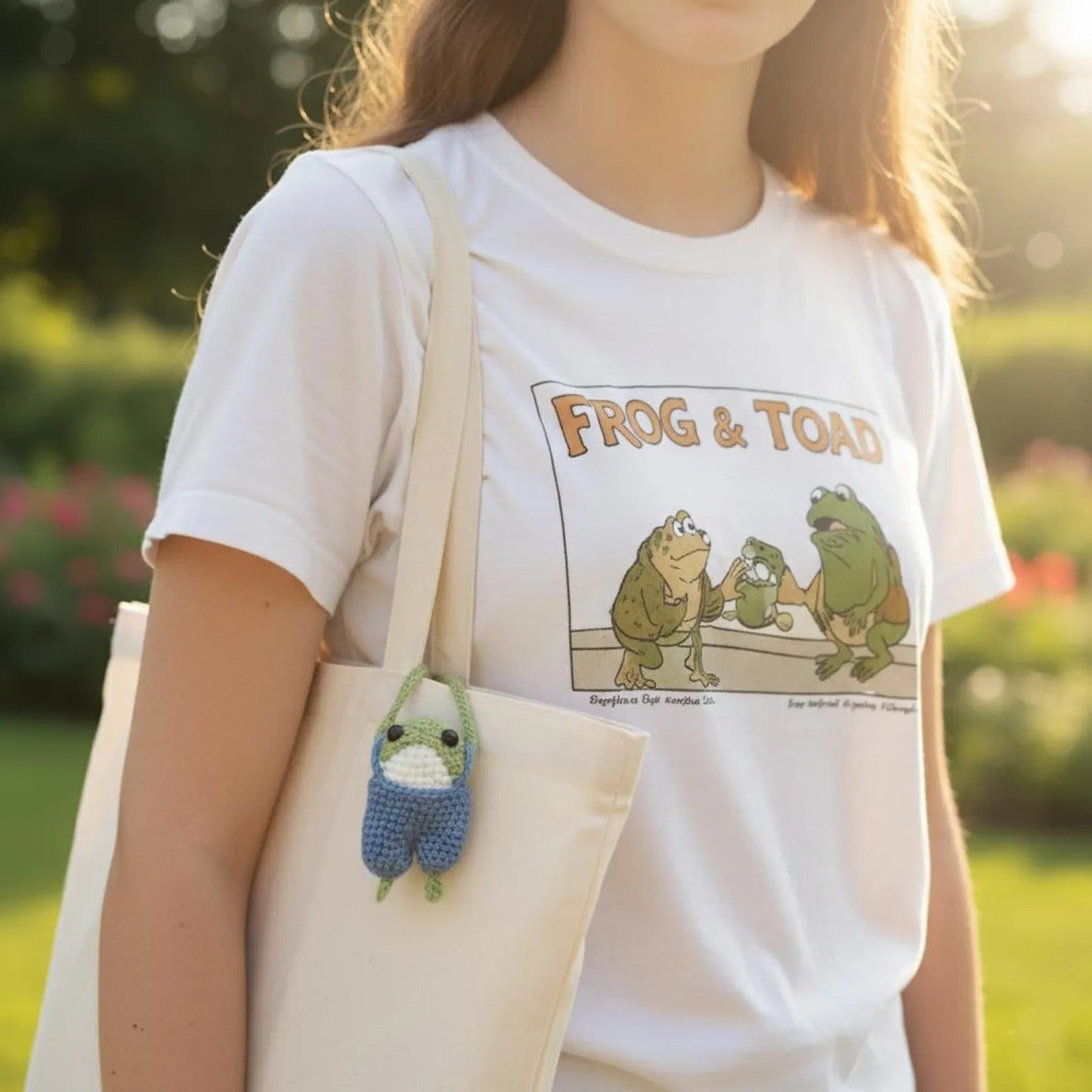 WoolyArtis™ Handmade Frog Amigurumi - Blue Overalls Style - WoolyArtis