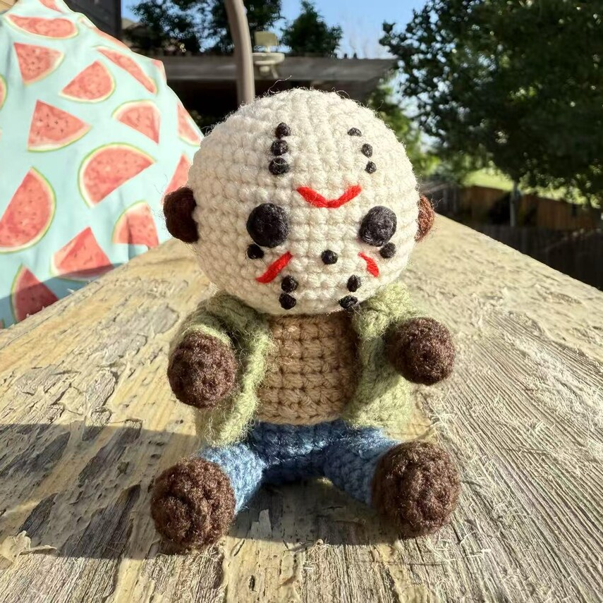WoolyArtis™ - Emotional Support Jason Crochet Doll - WoolyArtis