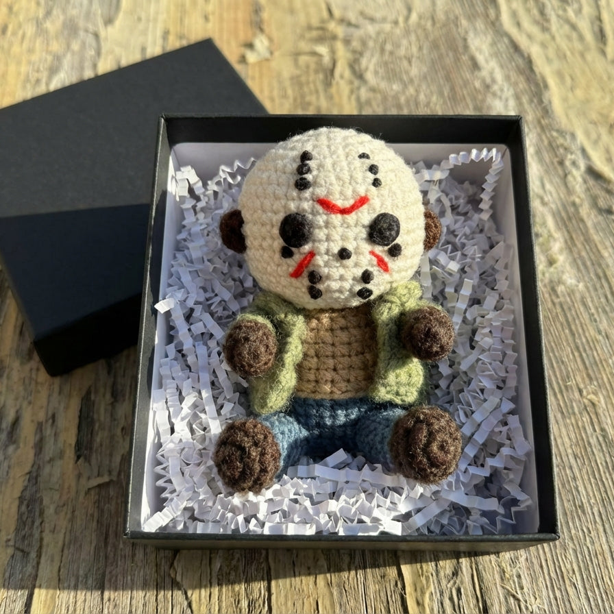 WoolyArtis™ - Emotional Support Jason Crochet Doll - WoolyArtis