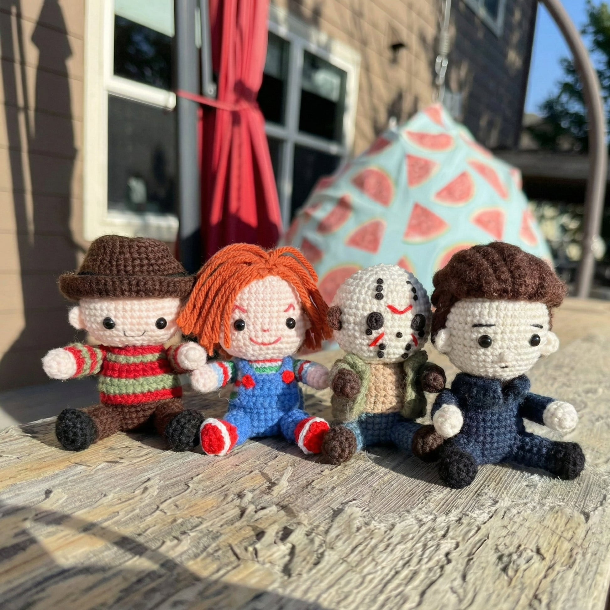 WoolyArtis™ - Emotional Support Chucky Crochet Doll - WoolyArtis