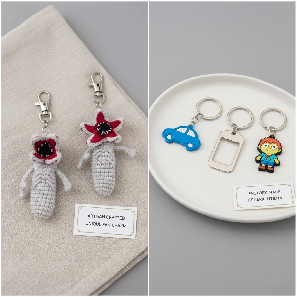 WoolyArtis™ - Demogorgon Fidget Keychain & Stress Relief Toy - WoolyArtis