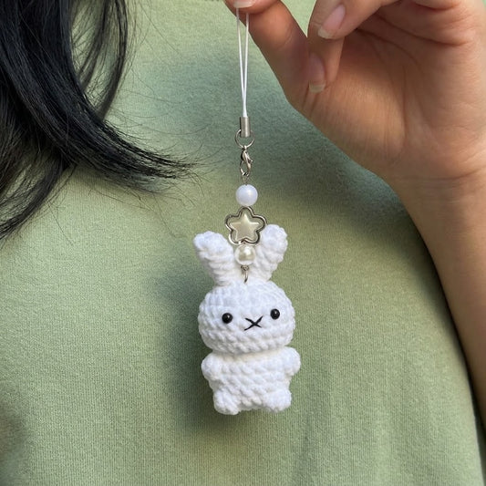 Cute Y2k Crochet Hello Kitty Keychains, Handmade Amigurumi Plush Bag Charms, Tiny Stuffed Animal Gifts, Friend Gift, Turtle Crochet Keychain